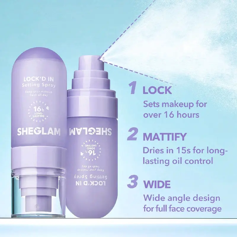 [setting spray] SHEGLAM lock'd in setting spray 1
