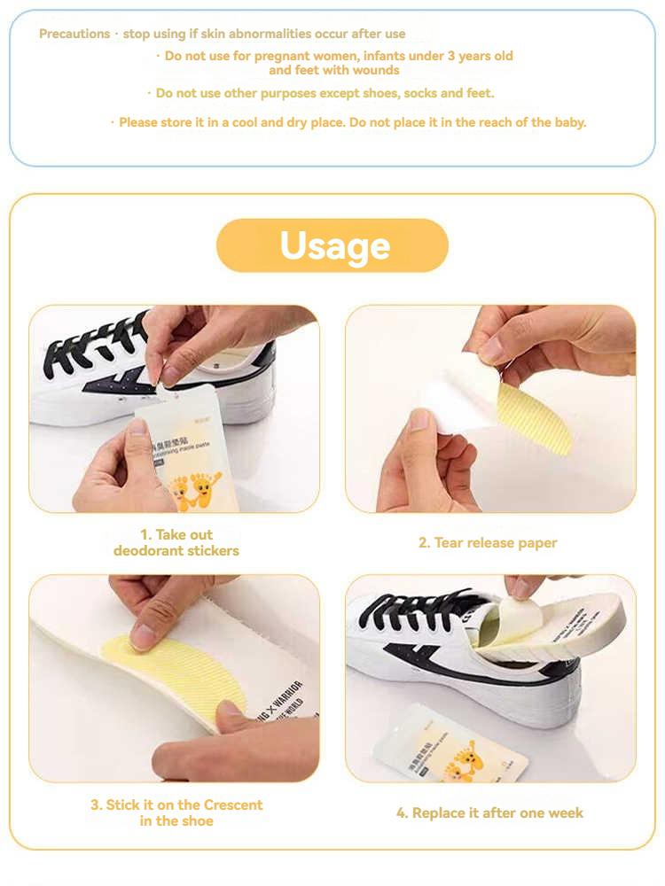 Product Introduction of Fragrant lemon shoe and sock deodorizing sticker, shoe sterilization, foot sweat deodorizing insole, odor removing shoe sticker Footwear Comfort aqua flask 0