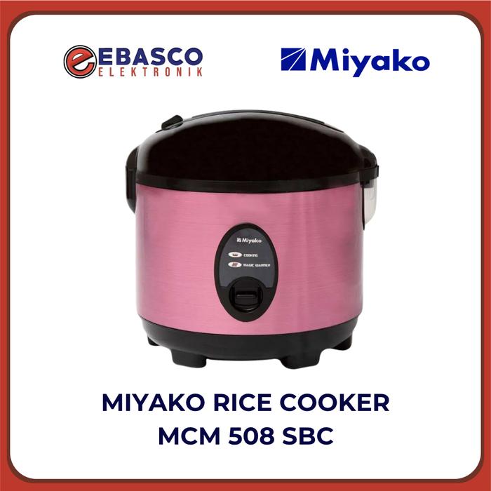 Gambar MIYAKO Rice Cooker MCM 508 Kapasitas 1.8 Liter Panci Anti Lengket Bergaransi Resmi dari Ebasco Elektronik Kab. Bandung Barat Tokopedia