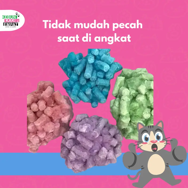 Kitcat Soya Clump 7lt Cat Litter Pellet Kedelai Pengganti Pasir Kucing - Ramah Lingkungan 2