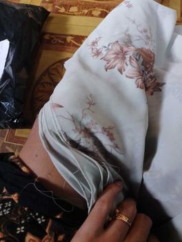 Product Review of Moana Set Hijab Segiempat Gamis Wanita Muslim Mewah Ceruty Babydoll Printing Mix Tille Tutu Cantik from e**a 2