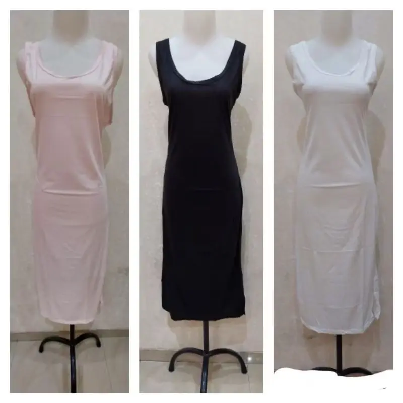 Longdress Tangtop/Dalaman Gamis Terusan Golden Nick TR80 uk:M,L,XL,XXL Atasan Panjang 4