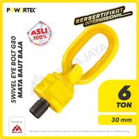 Gambar POWERTEC Swivel Eye Bolt / Mata Baut M30 - 6 Ton dari megajaya.co.id Kota Administrasi Jakarta Pusat 1 Tokopedia