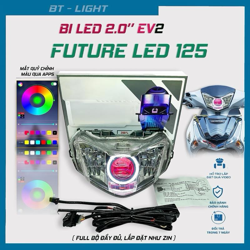  Bi Led Mini 2.0 lên pha Future 125 + Auto Passing Đèn Pha Led Bảo Hành 2 Năm 