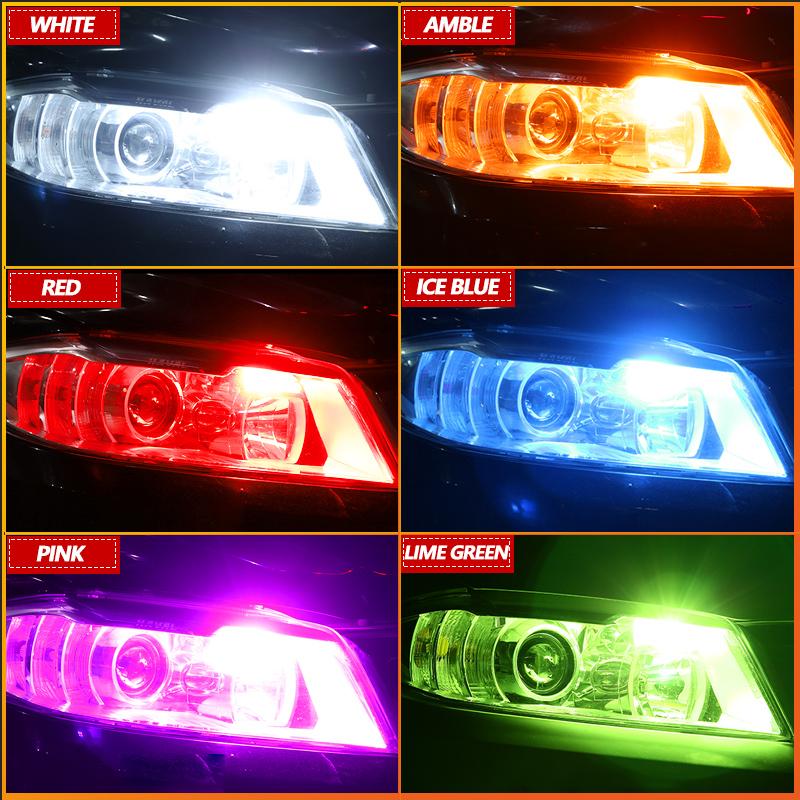 Bóng đèn LED TUFFOO-T10 / W5W cho đèn đỗ xe ô tô, đèn nội thất, đèn vòm, đèn biển số, Xanh Lá vôi, trắng, hổ phách, vàng, đỏ, băng, Xanh Biển , vàng chanh, DC 12V 8