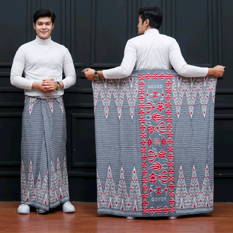Sarung Goyor Printing Super Pabrik - Kain Rayon Super Adem - Muslim, Motif - Batik, Santri 4