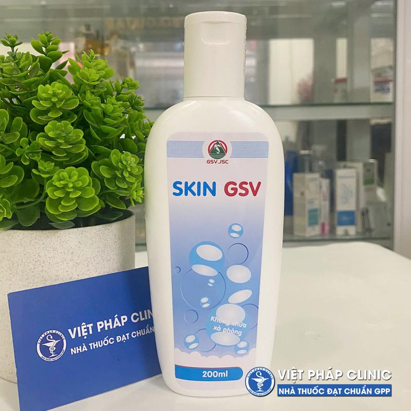 Sữa rửa mặt không xà phòng Skin GSV cho da nhờn mụn
