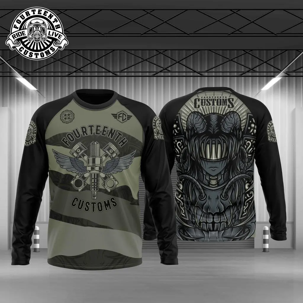 14th Customs - the Senses Long Sleeve Jersey