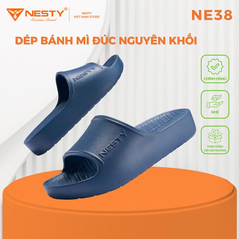 NE38 –  Dép Bánh Mì NESTY EVA Đúc Nguyên Khối | Đế Cao Êm – Nhẹ – Chống Trượt | Dép Nam Nữ Thời Trang Hot Trend
