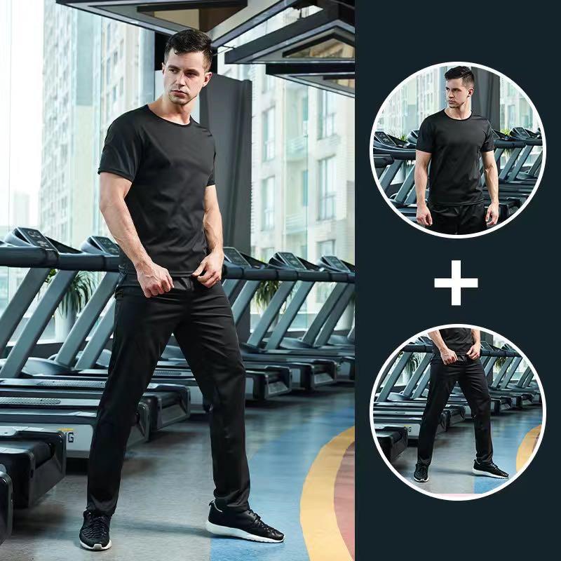 Product Introduction of M-5XL Sauna Suit Sweat Suit for men track suit sauna jacket running Exercise Gym Anti-Rip Suit Plus Size 55