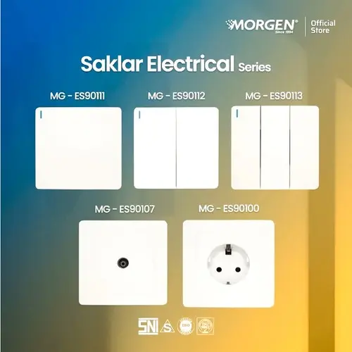 Saklar Engkel MORGEN IB Saklar Tunggal MORGEN IB - MGES-90111 4