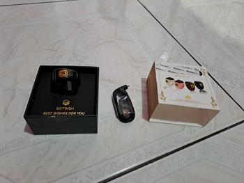 Product Review of Skytime Cincin Tasbih Penghitung Doa Elektronik SR01 Digital Smart Ring LED Display Bluetooth from A**i 0