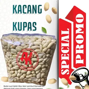 (TURUN HARGA) 1KG KACANG KUPAS MENTAH PREMIUM AK BEKASI KACANG KUPAS