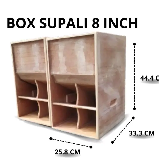 Box Supali 8 Inch Bahan 12mm - Kualitas Terbaik 0