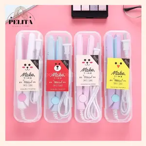 Catokan mini Alat catok rambut mini 2 in 1 lurus dan keriting Catok rambut murah