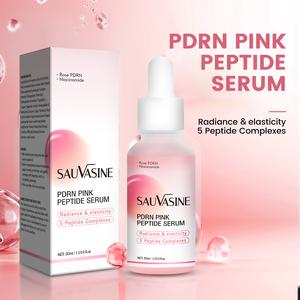 Multiple peptides are combined to improve the overall health of the skin PDRN Pink Peptide Serum