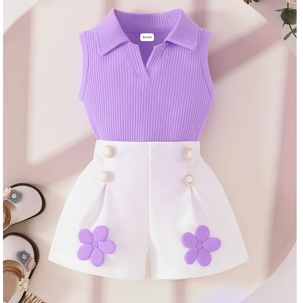 Setelan Baju Anak Perempuan Model Korean Style /Fashion Anak Perempuan Terbaru Usia 0-6 Tahun