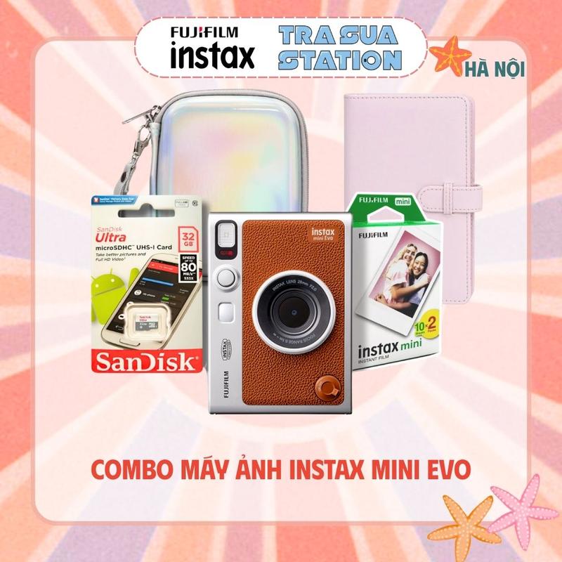 Fujifilm Instax Mini Evo - Máy chụp ảnh lấy ngay kết hợp in ảnh bằng điện thoại Instax Mini Evo