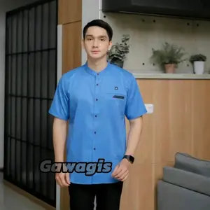 Kemko Elzio dewasa polos warna Denim matterial kain katun Toyobo Fodu import premium Size M-L-XL-XXL Terbaru 2025