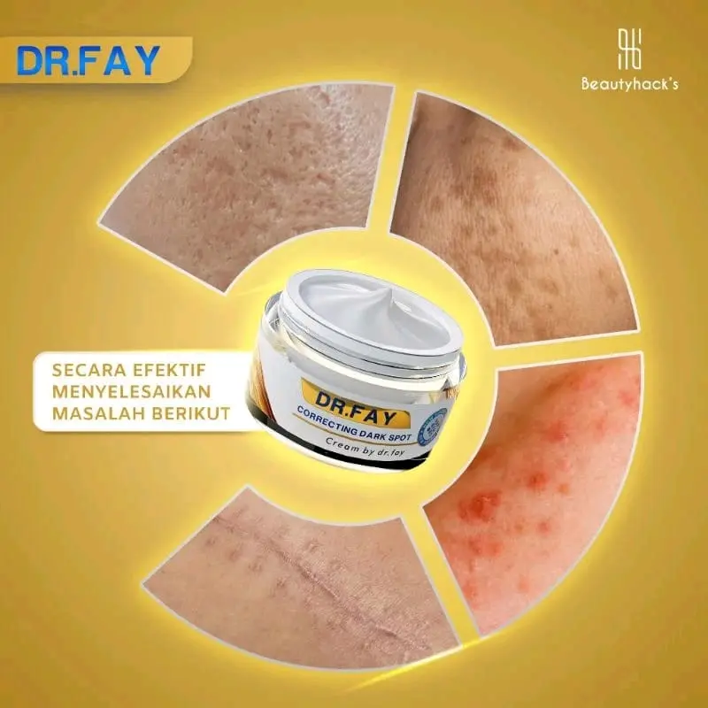 Dr Fay Cream Penghilang Flek Hitam Dan Bekas Jerawat Dan Bopeng Pelembab Perawatan Wajah Mencerahkan krim pe 4