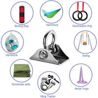 Gambar Pengait Hammock 304 Stainless Multifungsi gantungan Hammock Dinding Pengait Ayunan - 1Set dari appelhouse.s Kota Cirebon 4 Tokopedia