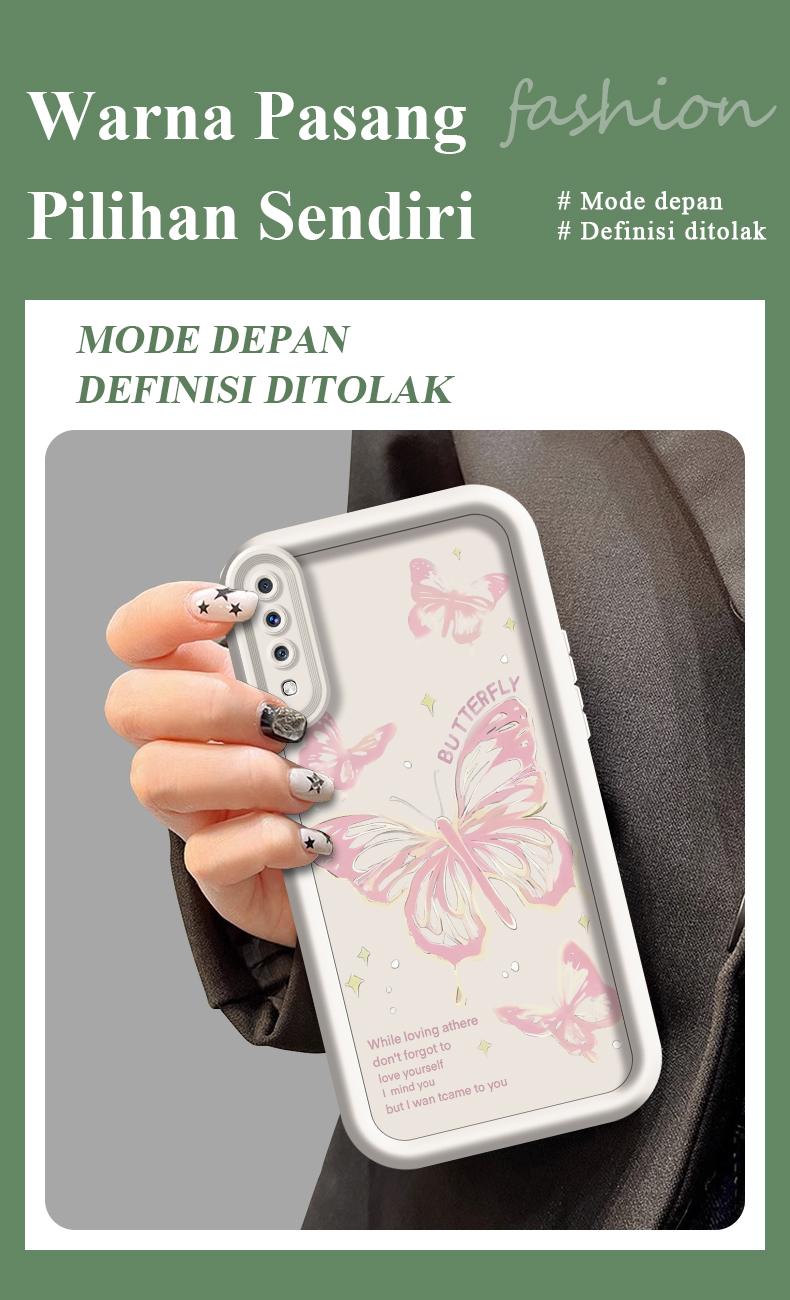 Product Introduction of casing hp softcase butterfly simple for SAMSUNG A70 2
