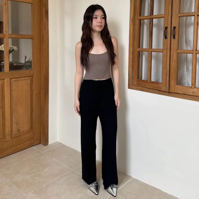 CASSIE KNIT PANTS | LONG PANTS 0