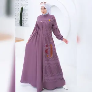TULIP MAKSI , OOTD gamis terbaru . model gamis brokat HD quality , gamis brokat trendy , gamis brokat best seller