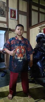 Product Review of Baju KEMEJA KEKINIAN PRIA WANITA DOWEAR MOTIF HARIMAU HIJAU 251 Printing from j**3 0