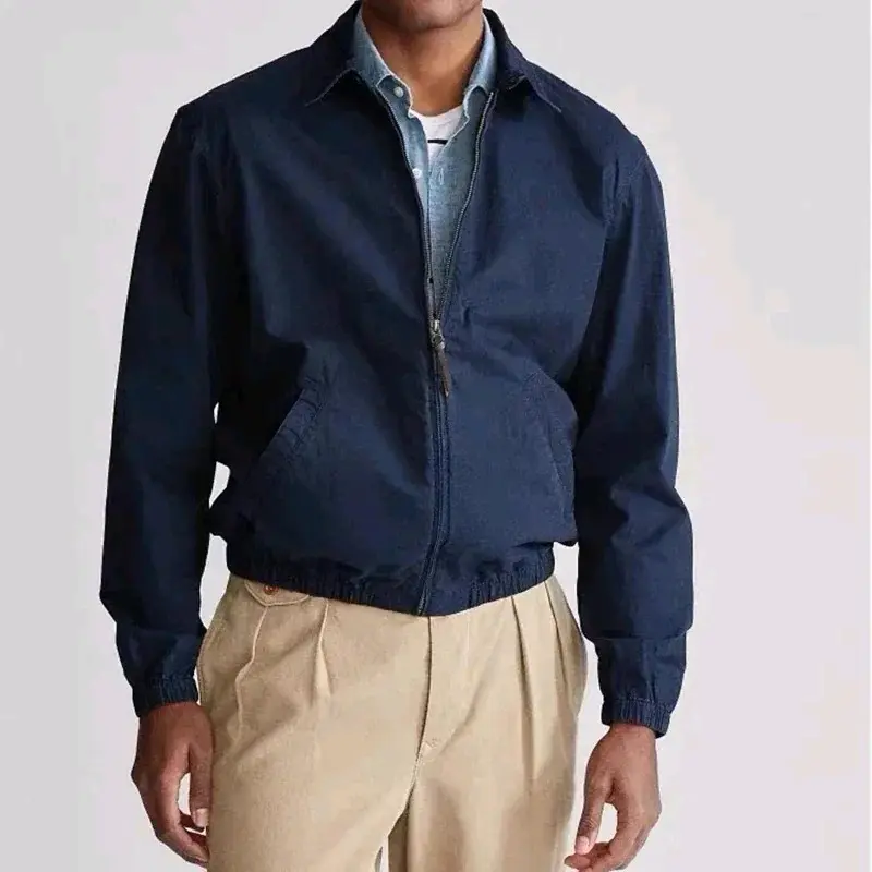 jaket boxsi jaket bomber canvas Pria 1