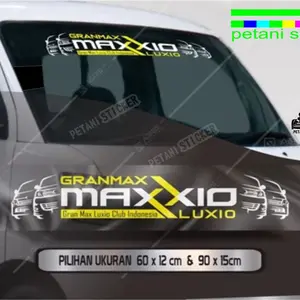 STICKER MAXXIO GRANDMAX LUXIO KACA MOBIL CUTTING STIKER CREW