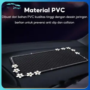 【mobildage】Tatakan dashboard Mobil Anti slip Tatakan Anti Selip Slip Mat Dashboard Mobil Antislip Pad Anti Slip Pad Anti Mobil Bahan Silicone Premium Bling Bling Tahan Suhu Tinggi Aksesoris Car Hiasan