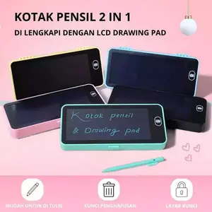 Drawing Box Kotak Pensil Dan Papan Coret Kreatif Anak Dengan Digital Pad Edukasi