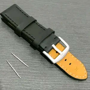 Tali Kulit Sintetis Zamora Ukuran 20 22 24 26 mm Watch Watches