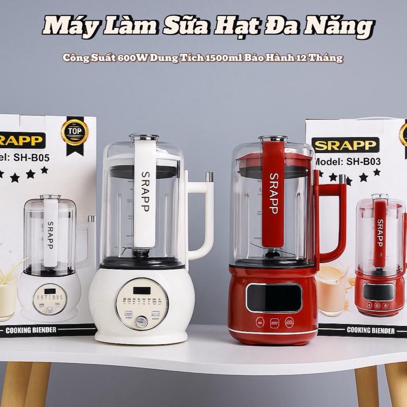    Mẫu Mới 2025   Máy Làm Sữa Hạt Đa Năng Dung Tích 1.5L Đáy Phủ Ceramic Cối Thuỷ Tinh Bảo Hành 12 Tháng.. 