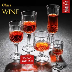 Gelas Anggur Aesthetic Gelas Wine Souvenir Mug Cangkir Whiskey Glass Gelas Kaca Flute Venerose