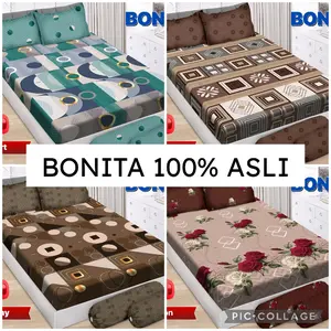 SPREI BONITA UK 180*200 CM DIJAMIN TIDAK LUNTUR
