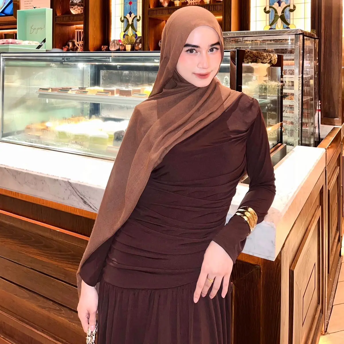 Aluna Dress Polos Elegan Luxuryoutfitt.id
