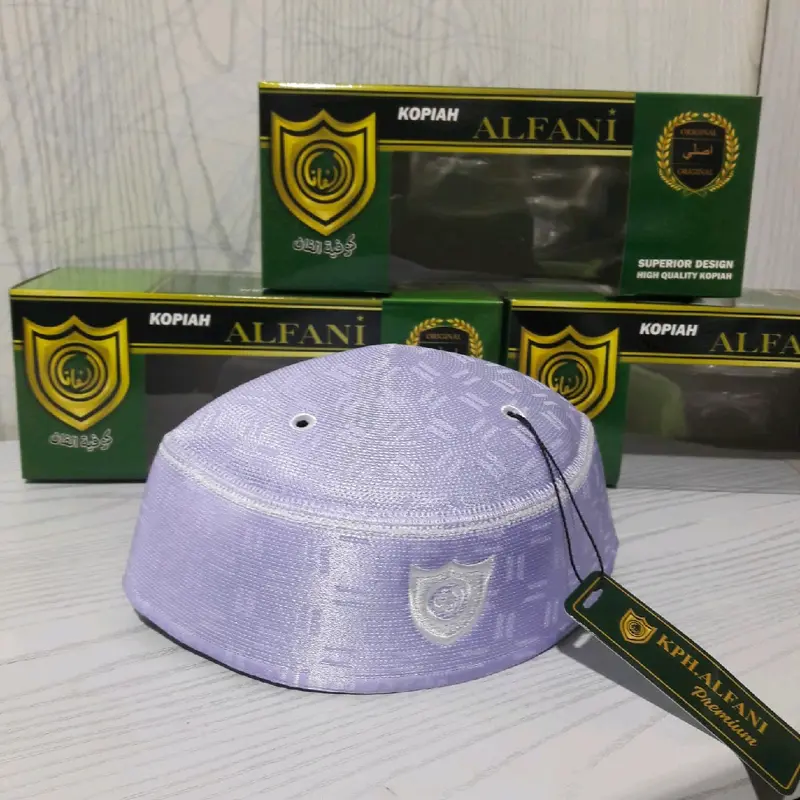 KOPIAH MALAYSIA ORI A5 AL FANI MOTIF PAGAR TERBARU TERMURAH TERLARIS Peci Pria Putih 2