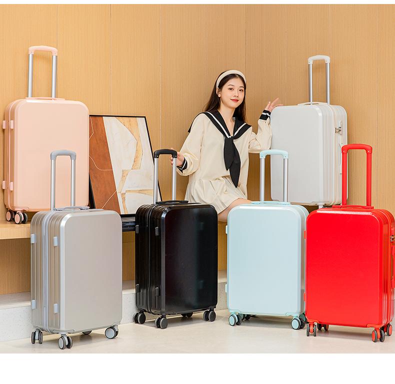 998 High-Fashion Bestseller Luggage: Combination Lock Carry-On Suitcase, Travel Case, Hard-Shell Trolley