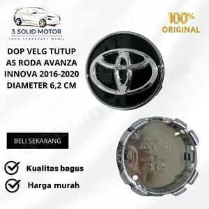 DOP VELG TUTUP AS RODA AVANZA INNOVA 2016-2020 DIAMETER 6.2CM ORIGINAL