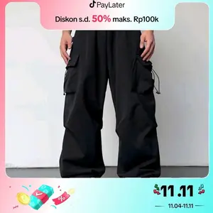 ANGGISBRND-Cargo Pants Pria Wanita Highwaist Loose Korean Style Jumbo - Celana Kargo Terbaru Kain Katun Casual Panjang Jogger Baggy Santaicargo tali samping Standar Fit ANGGISBRND-Cargo Pants Pria Wanita Highwaist Loose Korean Style Jumbo - Celana Kargo Terbaru Kain Katun Casual Panjang Jogger Baggy Santaicargo tali samping Standar Fit