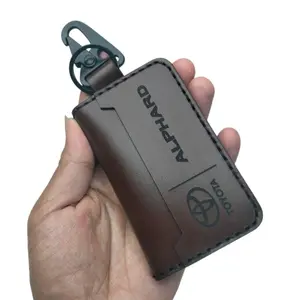 Dompet Stnk Mobil Toyota Alphard Kulit Asli Tebal Kokoh Kuat Hand Made Free Nama Logo Gantungan Sarung Casing Kunci Mobil Coklat