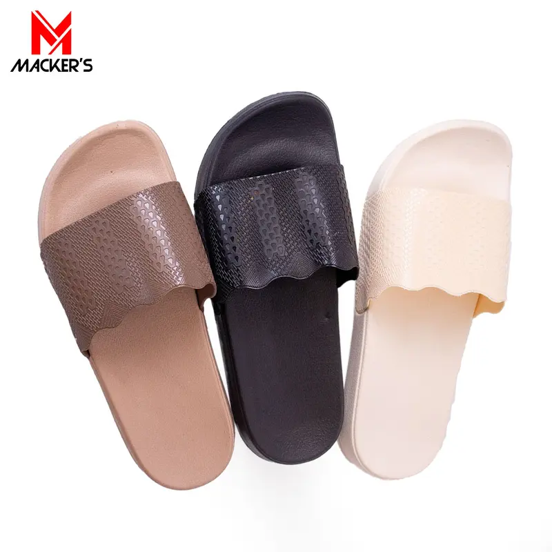 [MACKER'S] 2321 Sandal Wanita Anti Slip Sandal Slop Wanita Ringan Empuk Bahan Karet gelombang 3