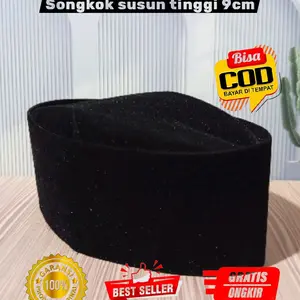 Songkok Susun Tinggi 9cm Bisa COD Bayar Di Tempat Best Seller Garansi 100% Gratis Ongkir