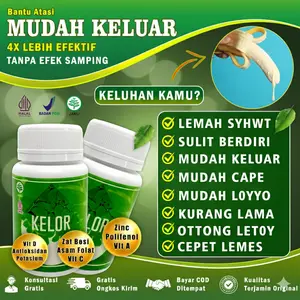 Vitamin penambah energi lemah syhwt sulit berdiri mudha keluar imunitas tubuh alami ekstrak daun kelor isi 60 kapsul