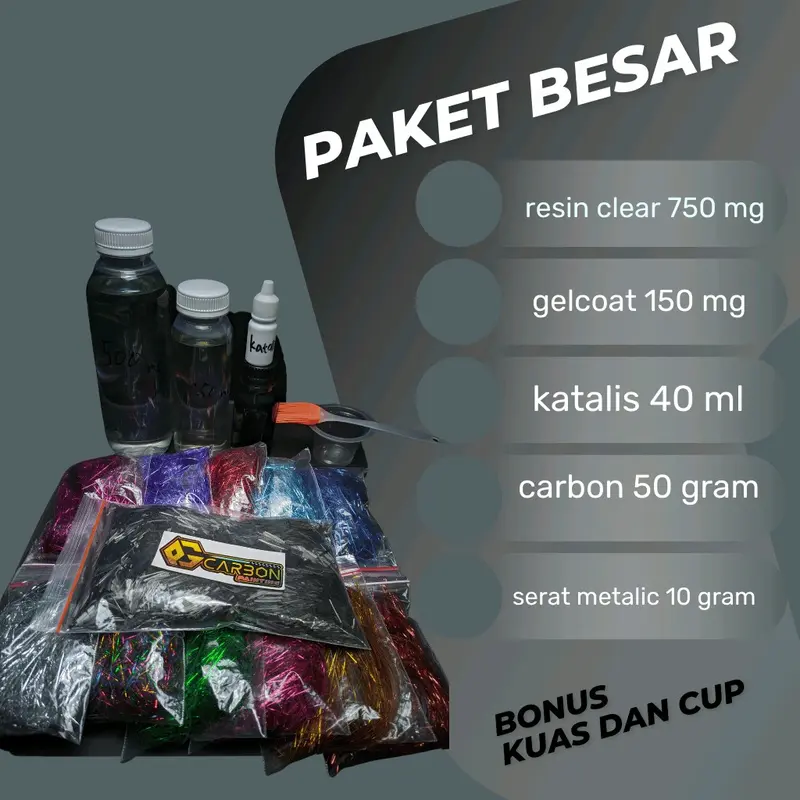 PAKET CARBON FORGED.  bahan untuk carbon forged / paketan carbon forged / karbon forged / carbon kevlar Alat 5