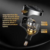 Gambar KZ ZA12 Earphone In Ear Metal Earphone with MIC - Non Tuning - 3.5mm dari Knowledge Zenith Store Kota Administrasi Jakarta Barat 3 Tokopedia
