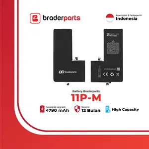 BraderParts Battery Baterai Batre Fits With iPhone 11 Pro Max