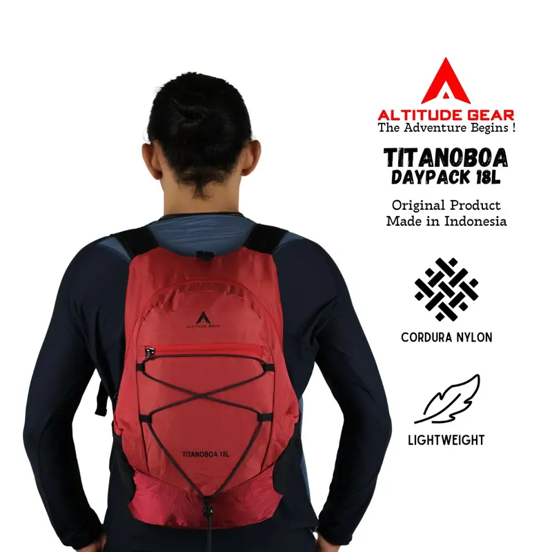 Altitude Gear Titanoboa 18L Tas Summit Ransel Lipat Multifungsi Portable Ultralight 4